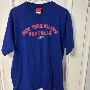 Vintage NFL New York Giants Reebok Blue T-Shirt